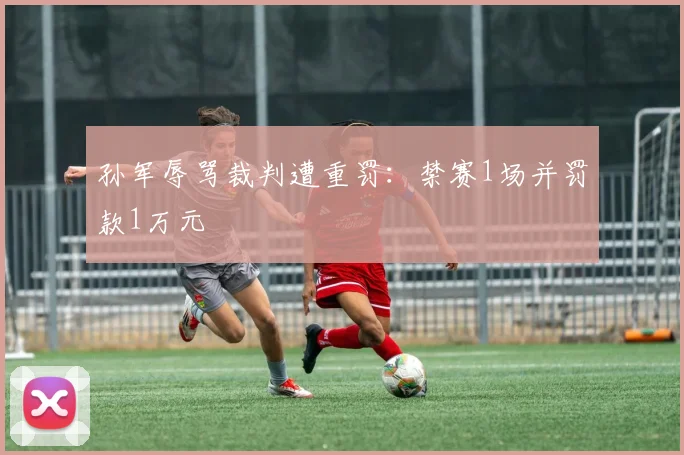 孙军辱骂裁判遭重罚：禁赛1场并罚款1万元